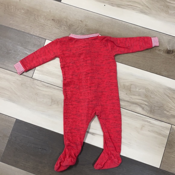 PL Sleep Infant’s Santa Onesie, Size 9M - Picture 5 of 6